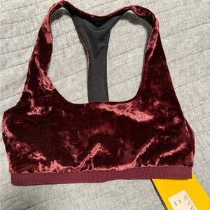 Burst Velvet sports bra